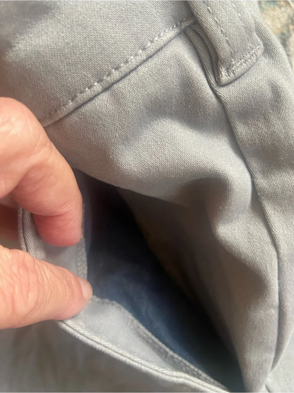 Current/Elliott Light Gray Chino Pants